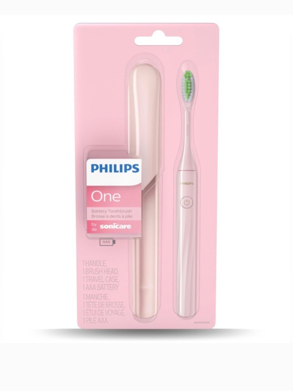 NWT Pink Philips One sonic care electric battery toothbrush